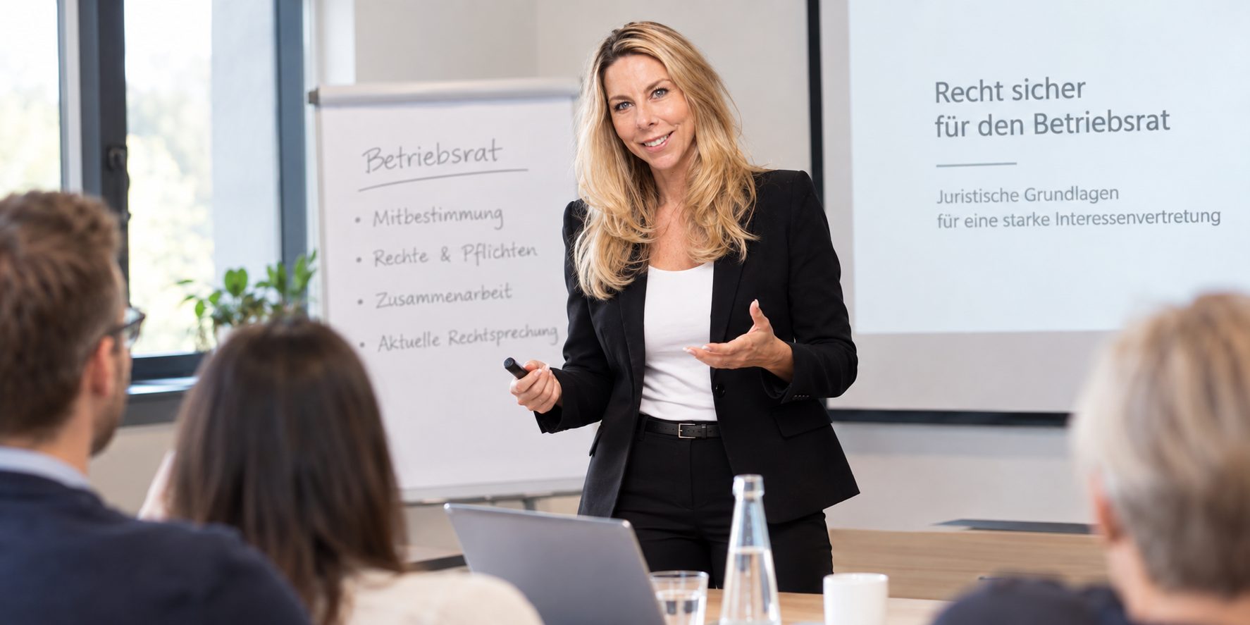 Seminar für Betriebsräte mit Ramona Kersebaum als Referentin